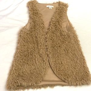 False wool vest